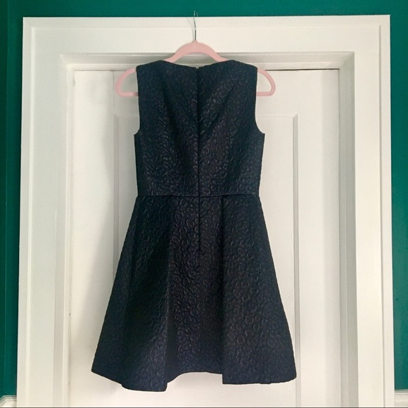 French Connection Katari Navy Fit & Flare Dress - Picture 7 of 7